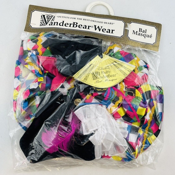 Vanderbear Wear Fluffy Bal Masque Outfit Legendary Party Collection 1991‎ - Picture 1 of 3